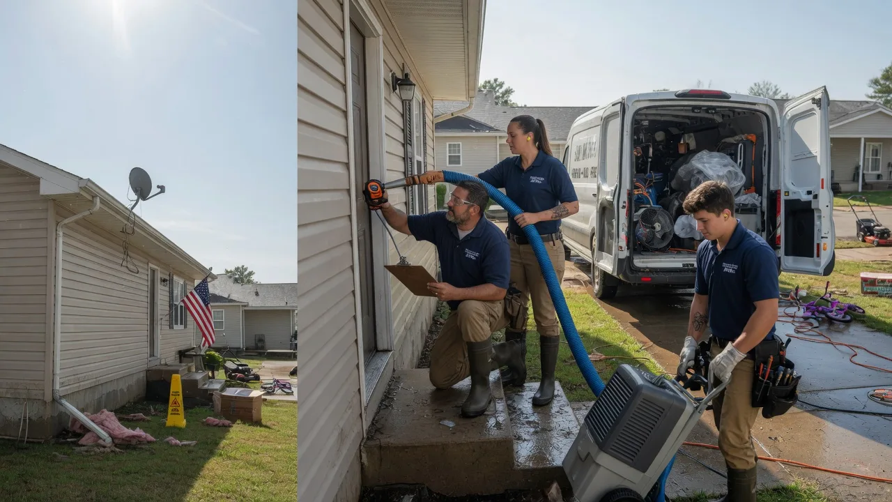 Ceiling Water Damage Restoration in West Lafayette, OH near me